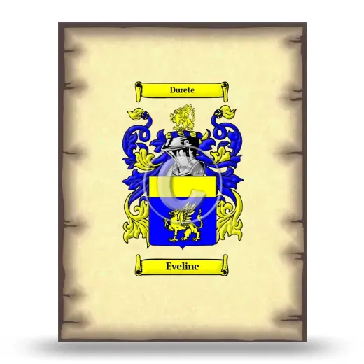 Eveline Coat of Arms Print