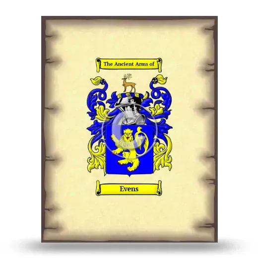 Evens Coat of Arms Print