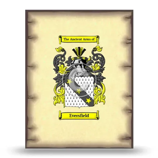Eversfield Coat of Arms Print