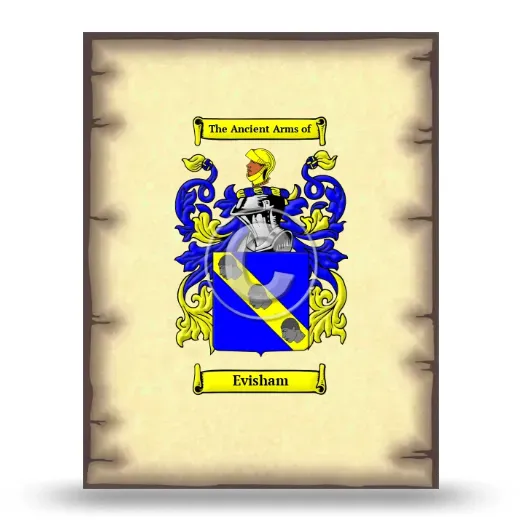 Evisham Coat of Arms Print