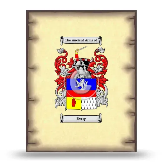 Evoy Coat of Arms Print