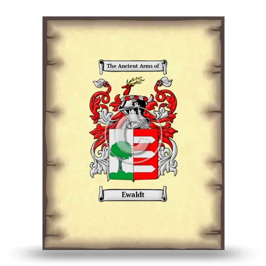 Ewaldt Coat of Arms Print