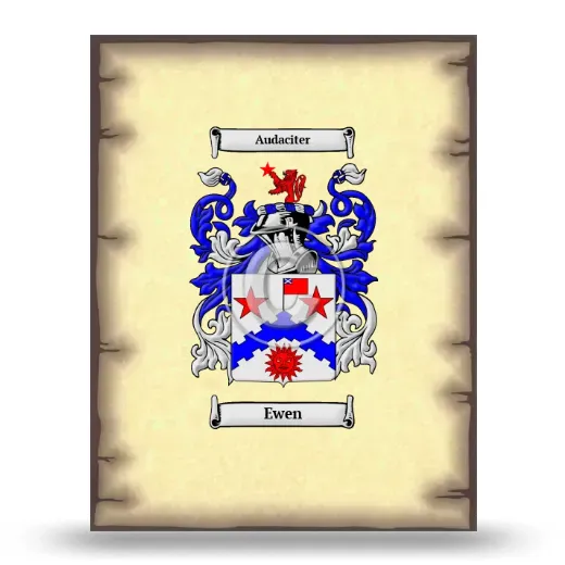 Ewen Coat of Arms Print