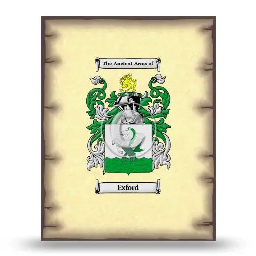 Exford Coat of Arms Print