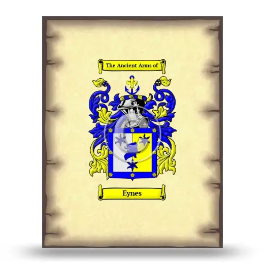 Eynes Coat of Arms Print