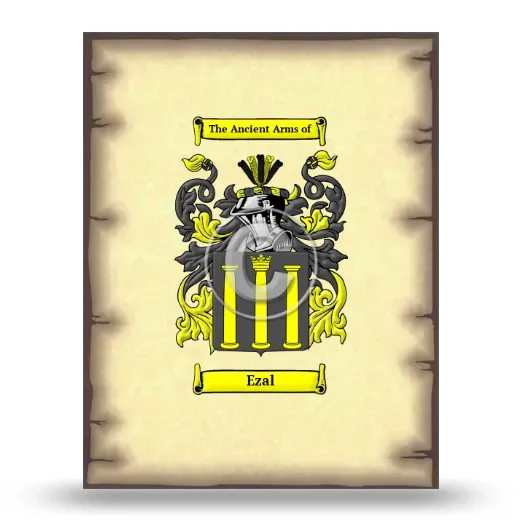 Ezal Coat of Arms Print