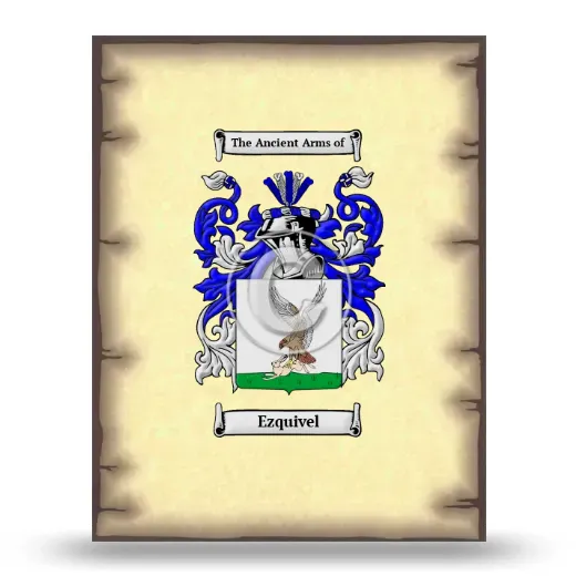 Ezquivel Coat of Arms Print