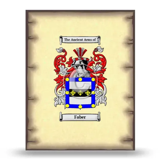 Faber Coat of Arms Print