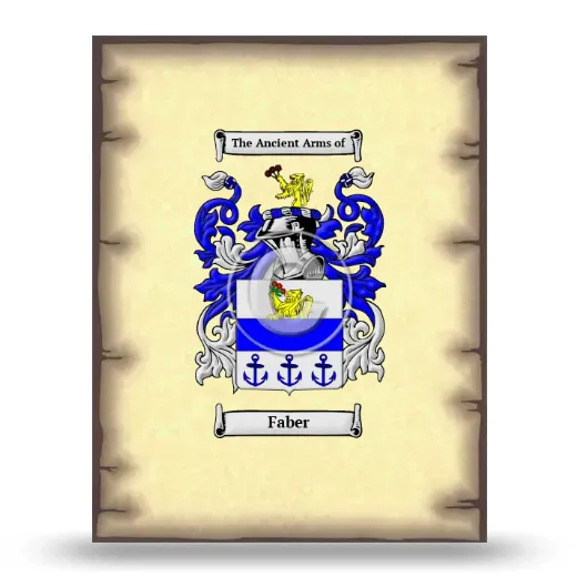 Faber Coat of Arms Print
