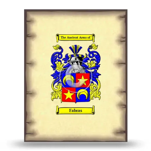 Fabras Coat of Arms Print