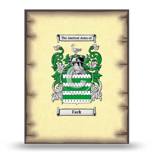 Fack Coat of Arms Print