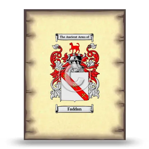 Faddan Coat of Arms Print