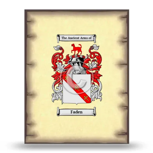 Faden Coat of Arms Print