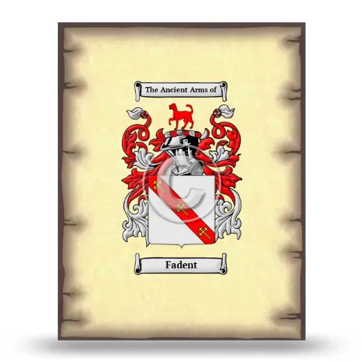 Fadent Coat of Arms Print