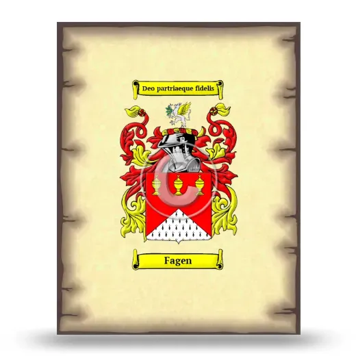 Fagen Coat of Arms Print