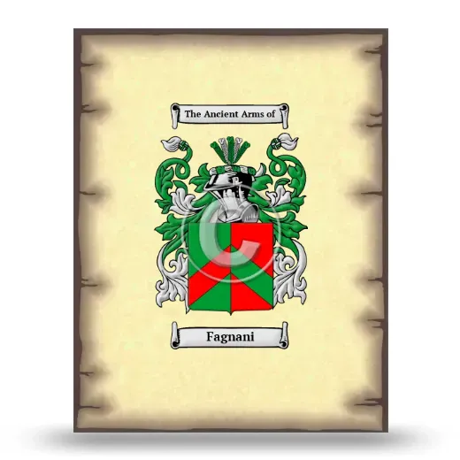 Fagnani Coat of Arms Print