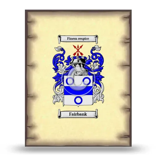 Fairbank Coat of Arms Print