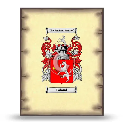 Faland Coat of Arms Print