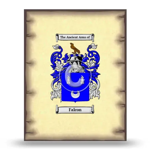 Falcon Coat of Arms Print