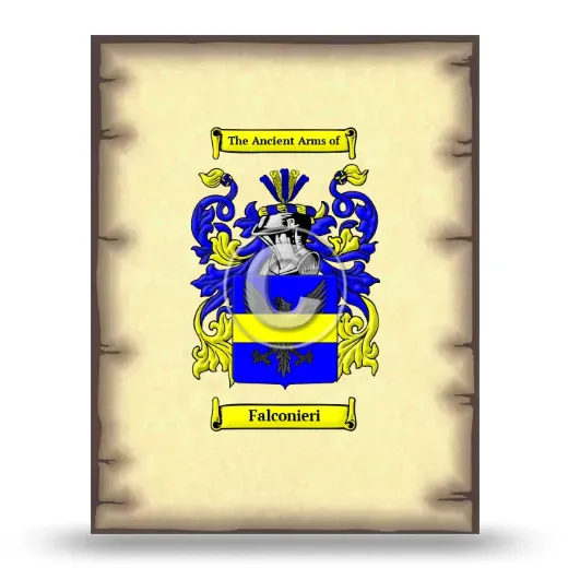 Falconieri Coat of Arms Print