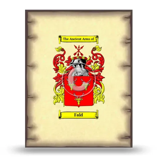 Fald Coat of Arms Print