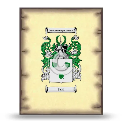 Fald Coat of Arms Print
