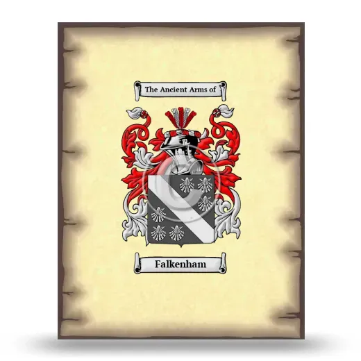 Falkenham Coat of Arms Print
