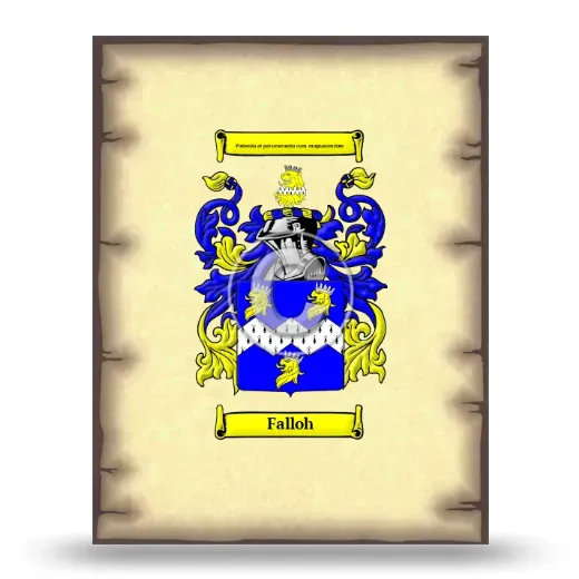 Falloh Coat of Arms Print