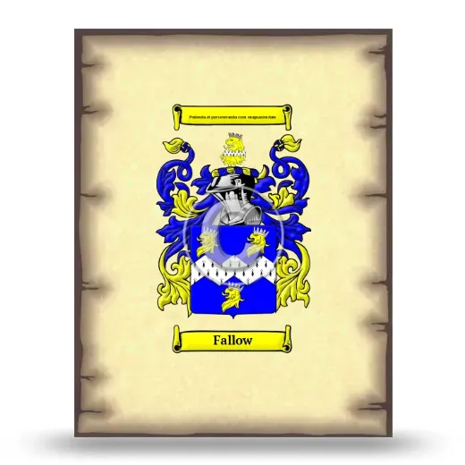 Fallow Coat of Arms Print
