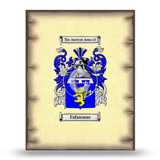 Falzarano Coat of Arms Print
