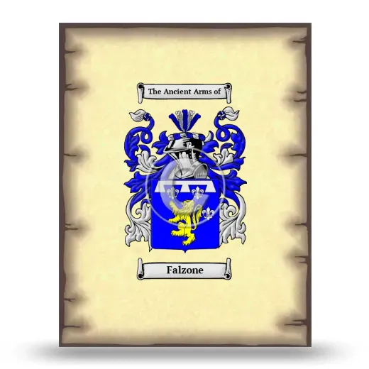 Falzone Coat of Arms Print