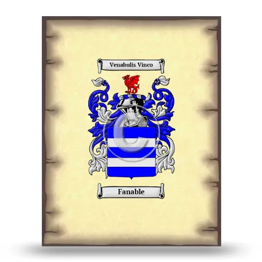 Fanable Coat of Arms Print
