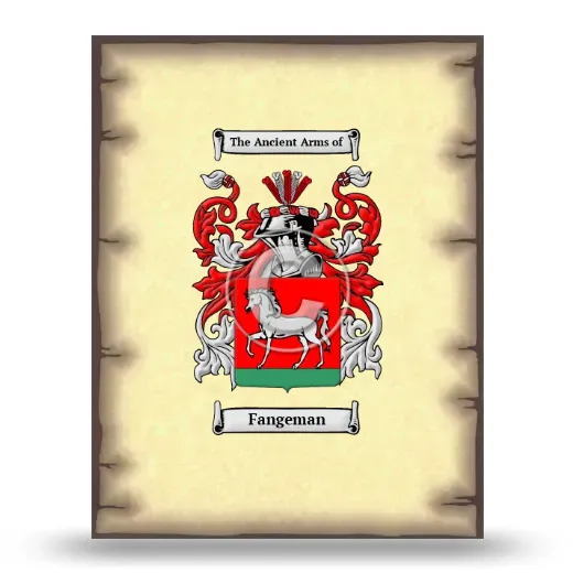 Fangeman Coat of Arms Print