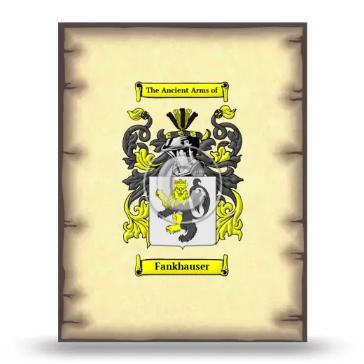 Fankhauser Coat of Arms Print