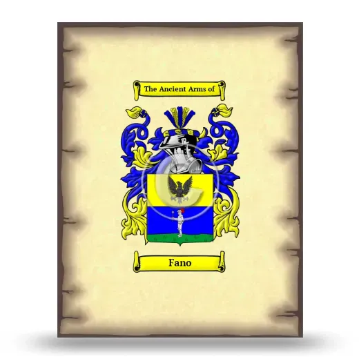 Fano Coat of Arms Print