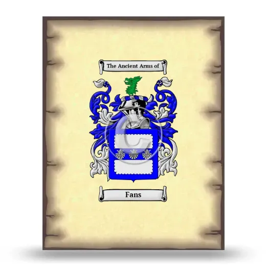 Fans Coat of Arms Print