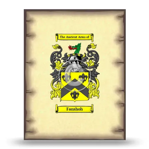 Fanshoh Coat of Arms Print