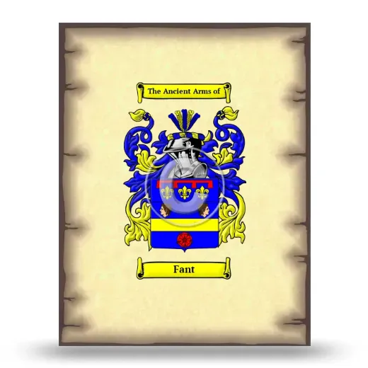 Fant Coat of Arms Print