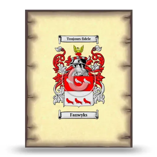 Fanwyks Coat of Arms Print