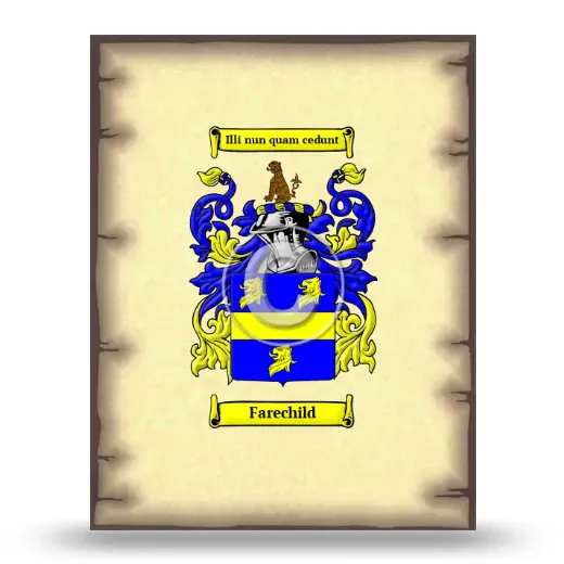 Farechild Coat of Arms Print