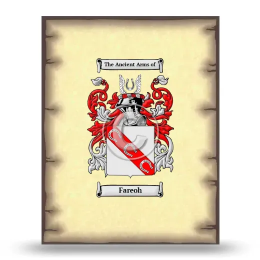 Fareoh Coat of Arms Print