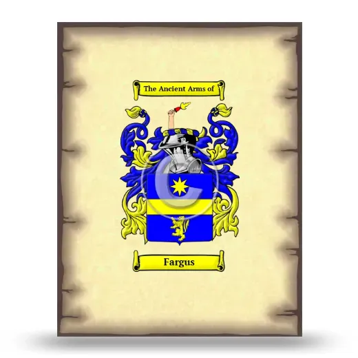 Fargus Coat of Arms Print