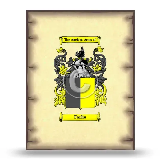 Farlie Coat of Arms Print