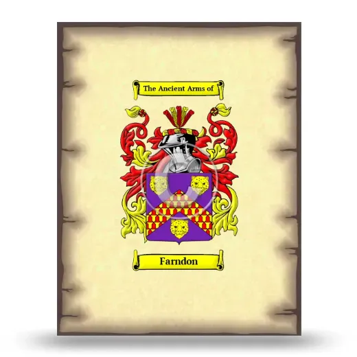 Farndon Coat of Arms Print