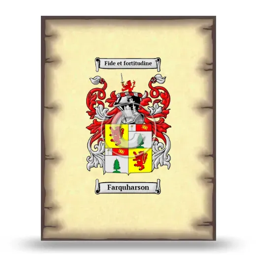 Farquharson Coat of Arms Print