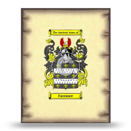 Farrance Coat of Arms Print