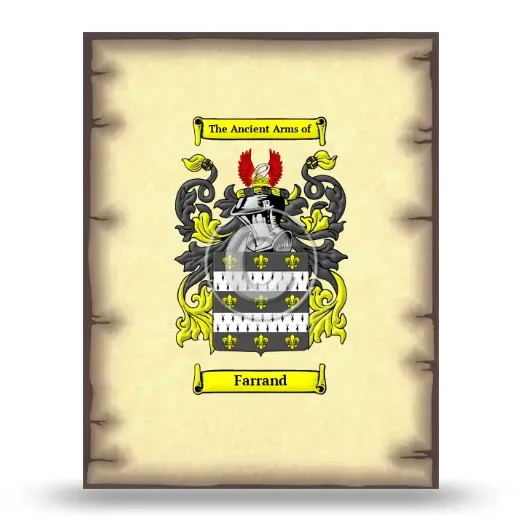 Farrand Coat of Arms Print