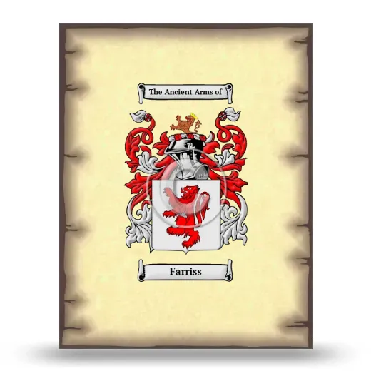 Farriss Coat of Arms Print