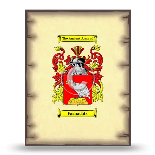 Fasnachts Coat of Arms Print