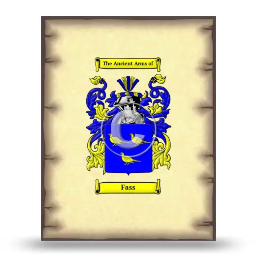 Fass Coat of Arms Print